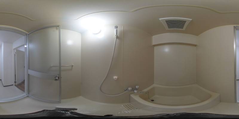 パノラマ画像バスルーム