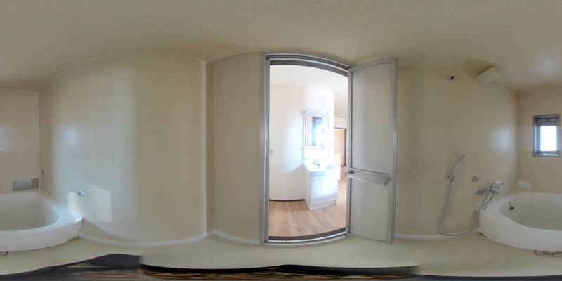 パノラマ画像バスルーム