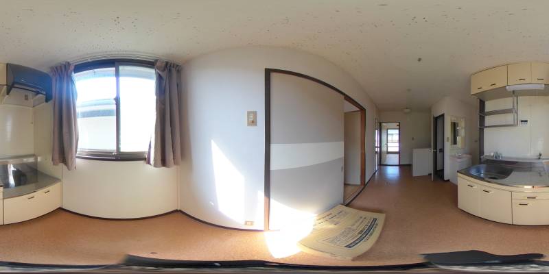 パノラマ画像キッチン