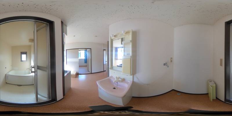 パノラマ画像洗面所