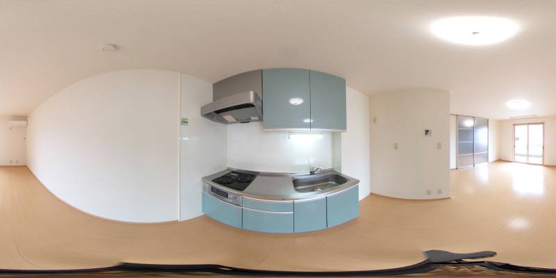 パノラマ画像キッチン