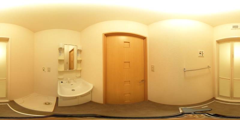 パノラマ画像洗面所