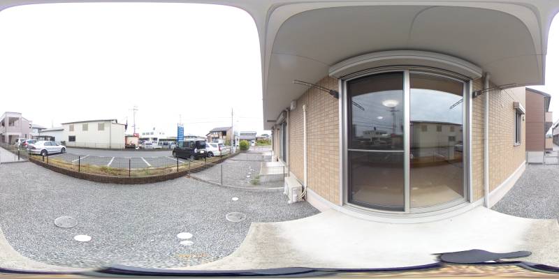 パノラマ画像庭