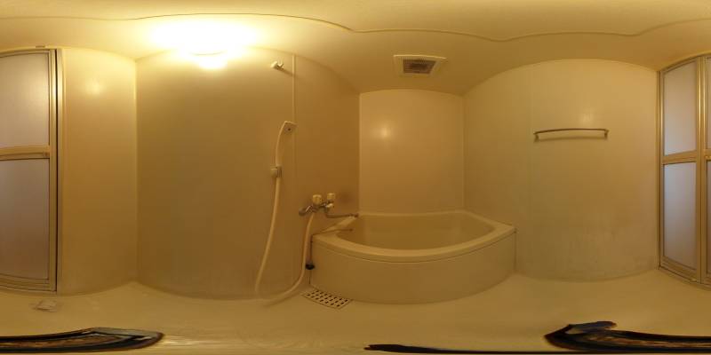 パノラマ画像バスルーム