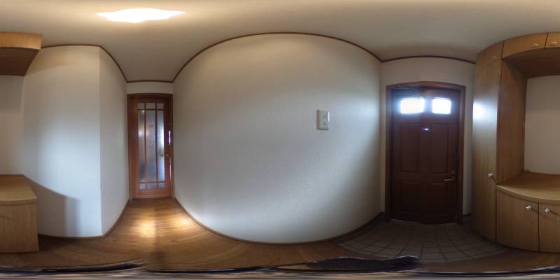 パノラマ画像玄関
