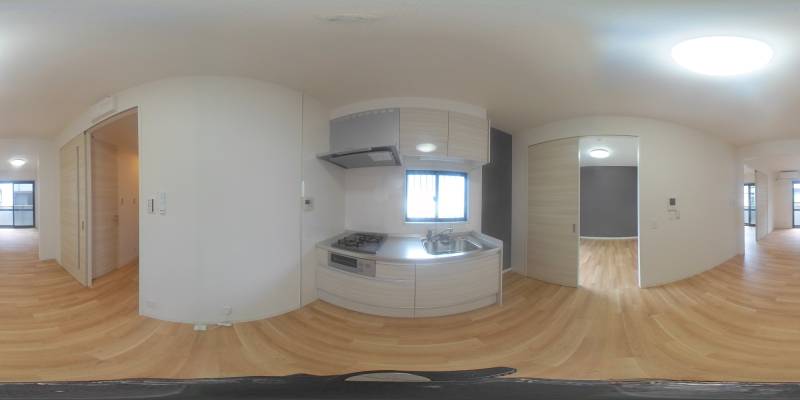 パノラマ画像キッチン