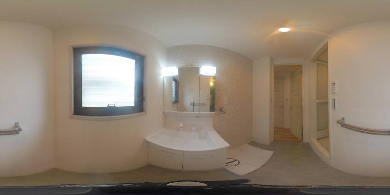 パノラマ画像洗面所