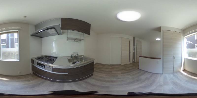 パノラマ画像キッチン