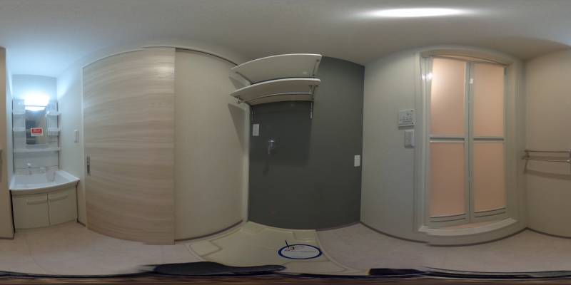 パノラマ画像洗面所