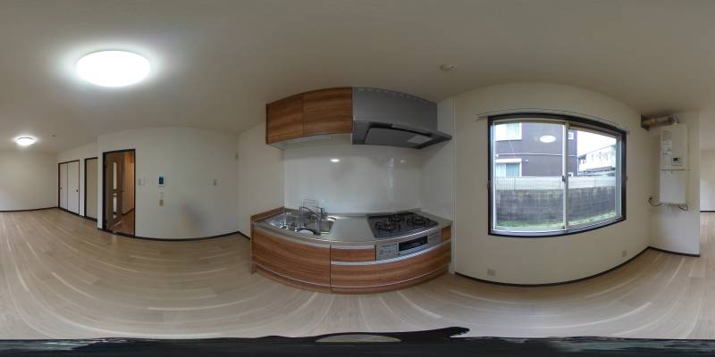 パノラマ画像キッチン