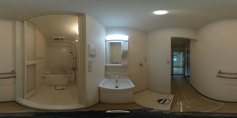 パノラマ画像洗面所