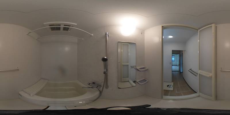 パノラマ画像バスルーム