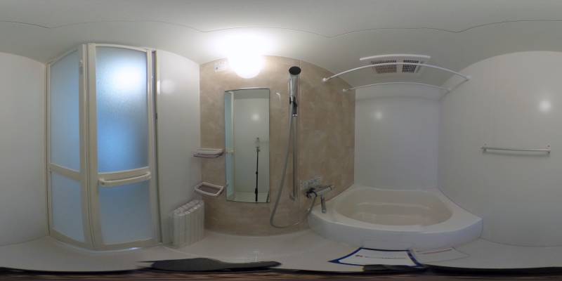 パノラマ画像バスルーム