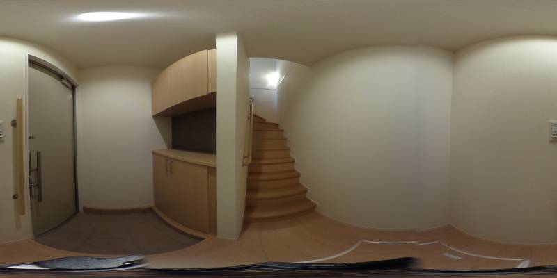 パノラマ画像玄関