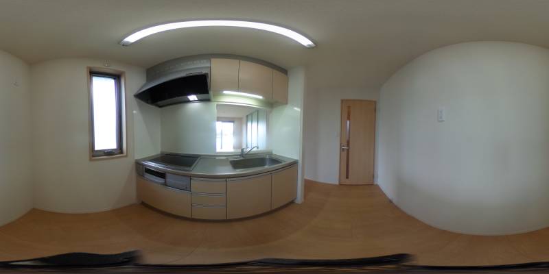 パノラマ画像キッチン