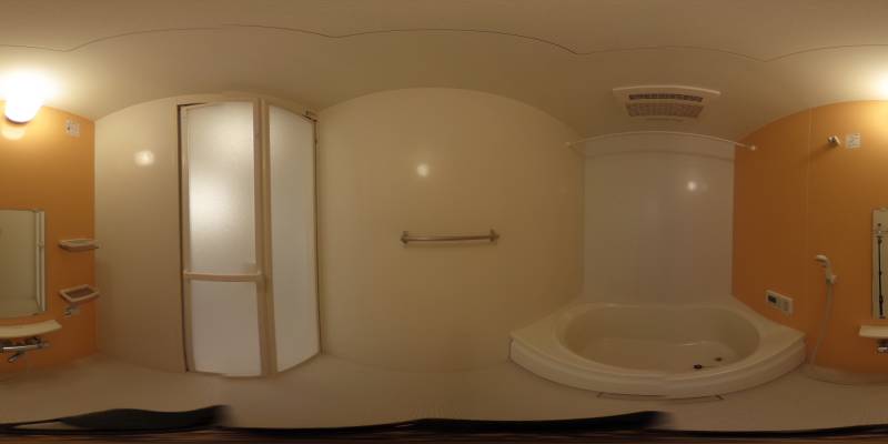 パノラマ画像バスルーム