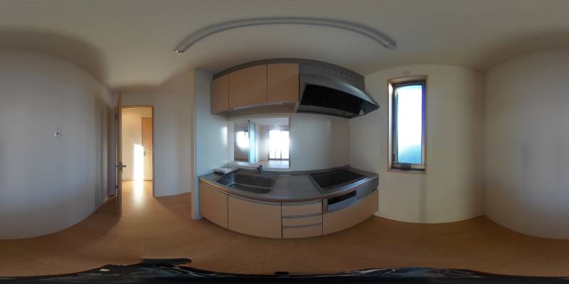 パノラマ画像キッチン