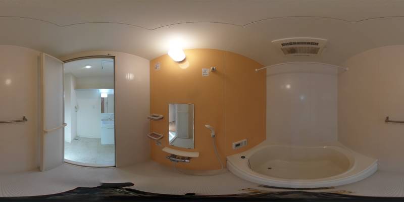 パノラマ画像バスルーム