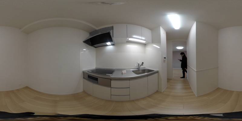 パノラマ画像キッチン