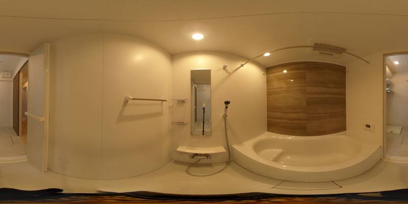 パノラマ画像バスルーム