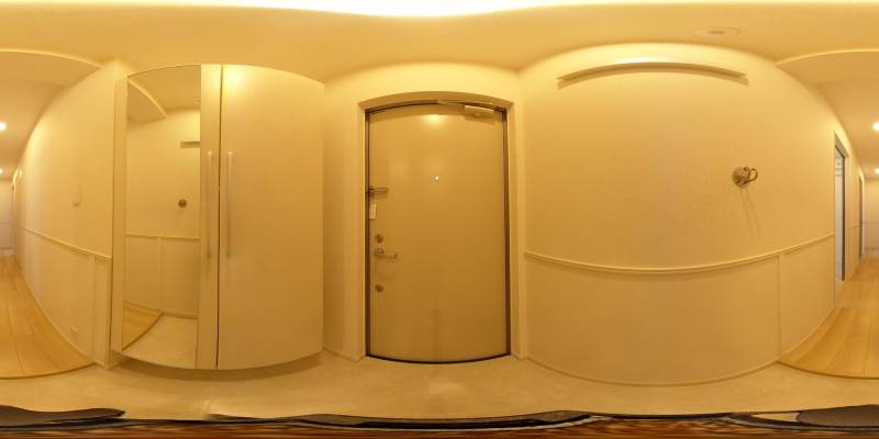 パノラマ画像玄関