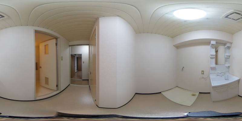 パノラマ画像洗面所