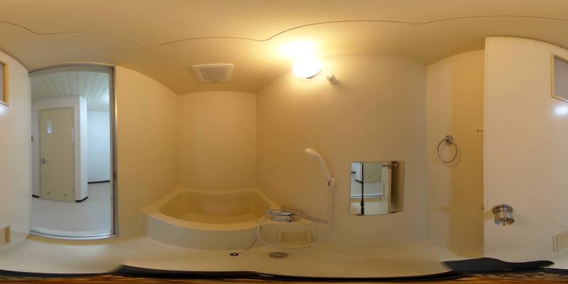 パノラマ画像バスルーム