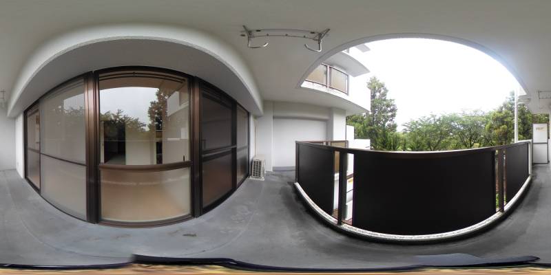 パノラマ画像バルコニー