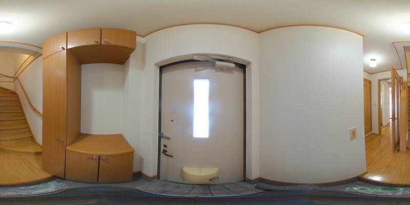 パノラマ画像玄関