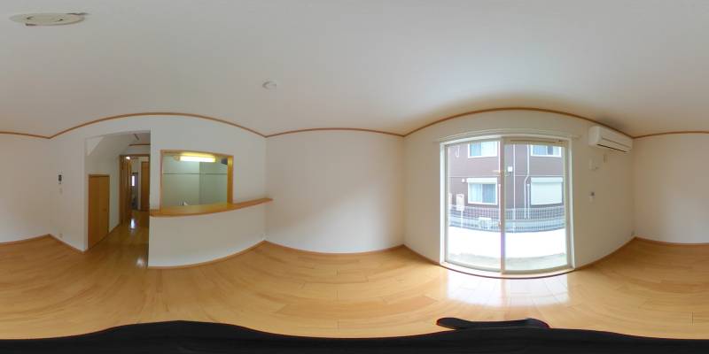 パノラマ画像リビング