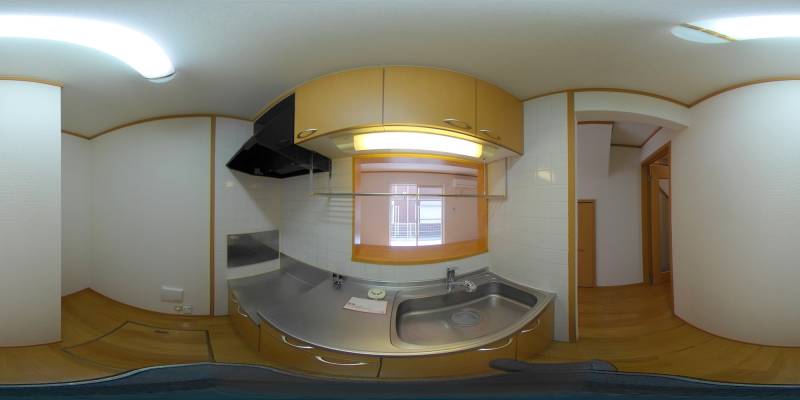 パノラマ画像キッチン