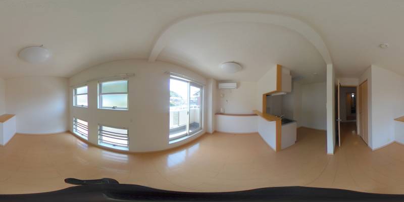 パノラマ画像リビング