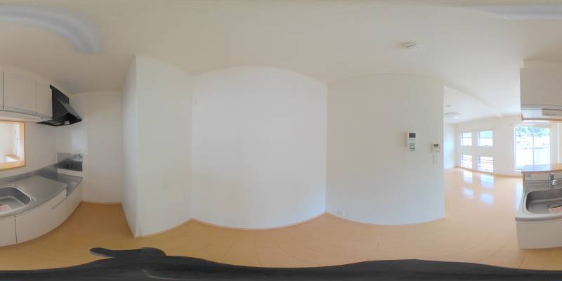 パノラマ画像キッチン