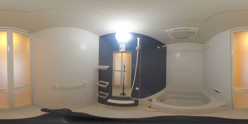 パノラマ画像バスルーム