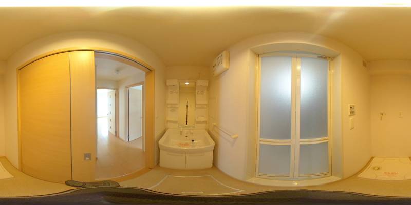 パノラマ画像洗面所