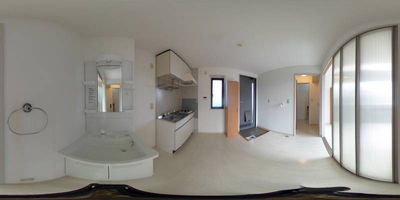 パノラマ画像洗面所