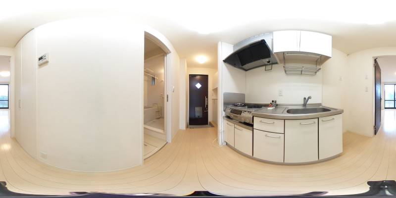 パノラマ画像キッチン