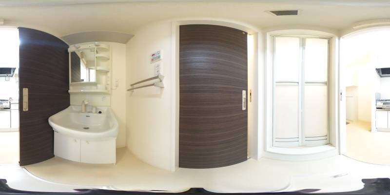 パノラマ画像洗面所