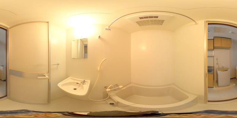 パノラマ画像バスルーム