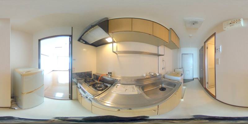 パノラマ画像キッチン