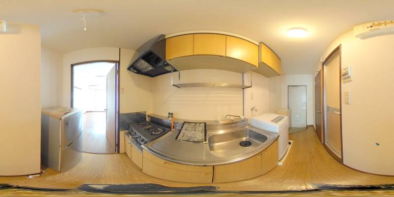 パノラマ画像キッチン