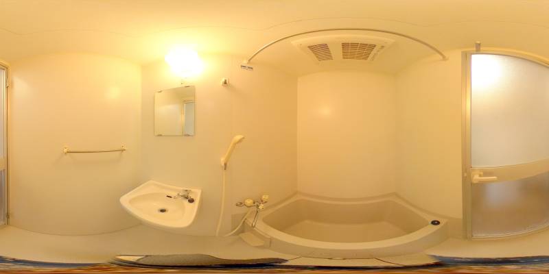 パノラマ画像バスルーム