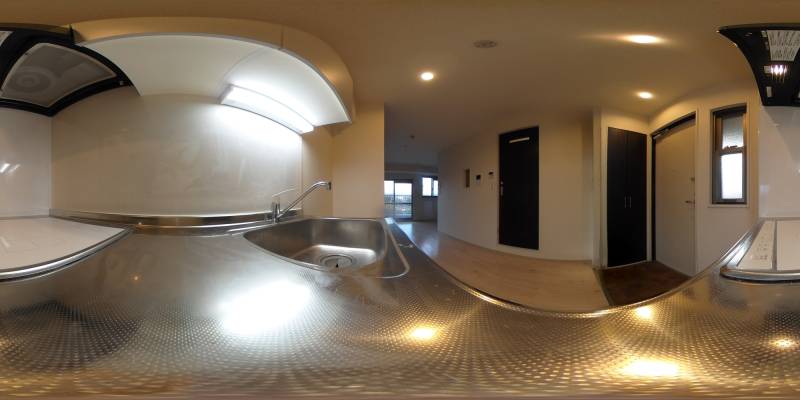 パノラマ画像キッチン