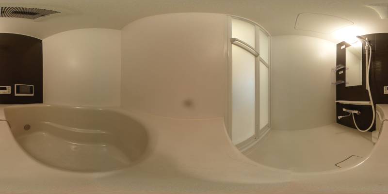 パノラマ画像バスルーム