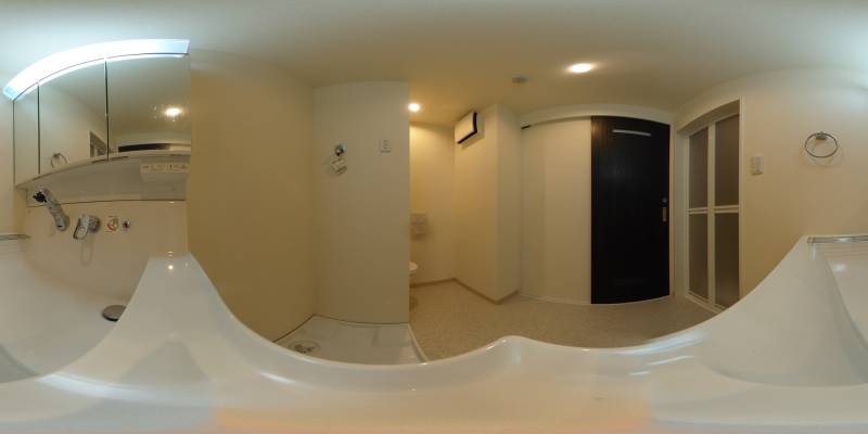 パノラマ画像洗面所