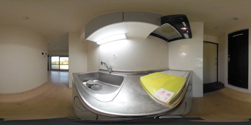 パノラマ画像キッチン