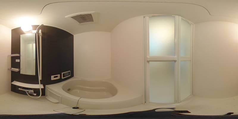 パノラマ画像バスルーム