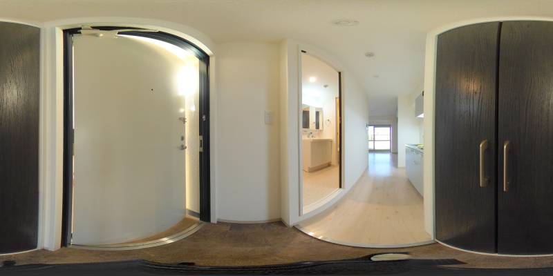 パノラマ画像玄関