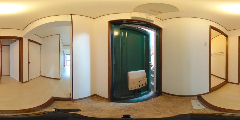 パノラマ画像玄関