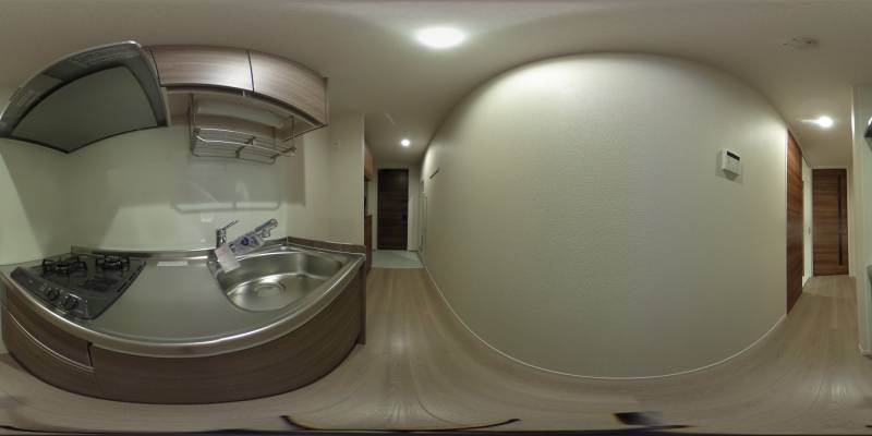 パノラマ画像キッチン